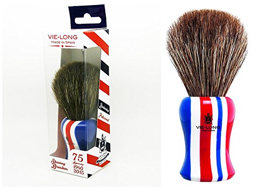 Brocha de Afeitar Vie Long Auténcito Pelo de Caballo 100% PURO Edicion Limitada 75 aniversario 4612