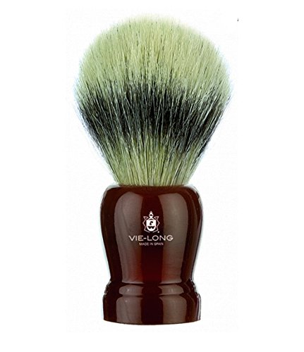Brocha de Afeitar Vie Long Pelo de Caballo Natural Hecho a Mano + Peana 13710