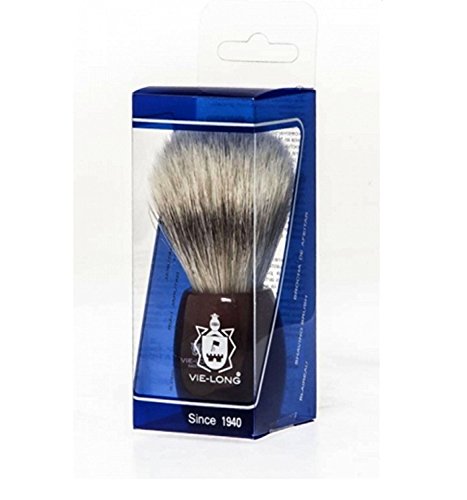 Brocha de Afeitar Vie Long Pelo de Caballo Natural Hecho a Mano + Peana 13723