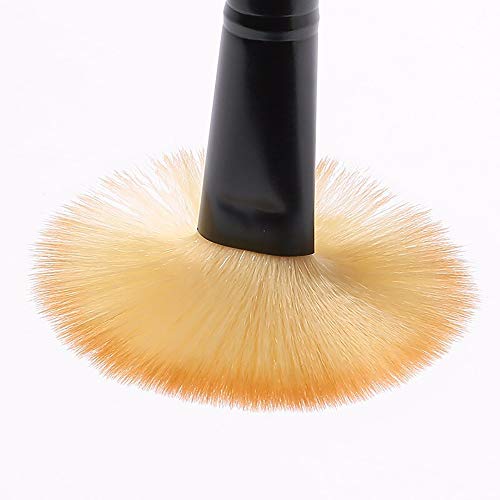 Brochas De Maquillaje 12 Piezas con estuche, ZoneYan set de brochas de maquillaje rostr, Pincel de maquillaje de viaje(Beige)