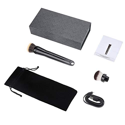Brochas del Maquillaje Eléctronico Cepillo Giratorio de 360 Grados Base de Maquillaje,Polvos,Crema,Cara,Ojos Herramientas de Maquillaje