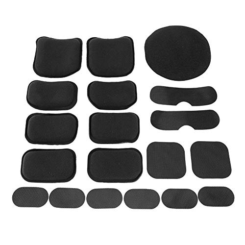 Broco Almohadillas de Casco para Exteriores, Foam Airsoft Helmet Protective Pad Cojines 19pcs / Set Soft and Durable EVA Foam Helmet Pads Almohadilla de Espuma Accesorios de Repuesto