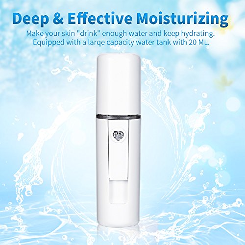 Bromose nano vapor pulverizador pulverizador portátil de humedad cara mini Cool Mist facial Señor nano Facial Mist Sprayer USB carga