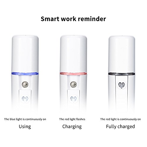 Bromose nano vapor pulverizador pulverizador portátil de humedad cara mini Cool Mist facial Señor nano Facial Mist Sprayer USB carga