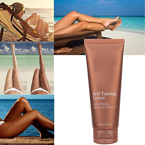 Bronce Unisex, Autobronceador, Loción Autobronceadora, Autobronceadora Hidratante de Larga Duración, Bronceador Sin Sol, Crema Corporal 125ml
