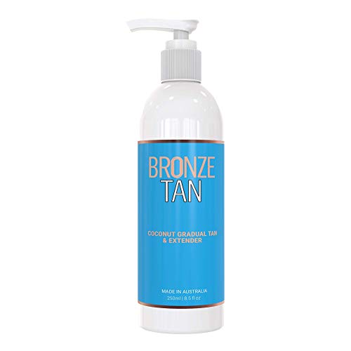 Bronze Tan Loción autobronceadora gradual y extensor de bronceado gradual para un bronceado sin sol sin rayas 250 ml