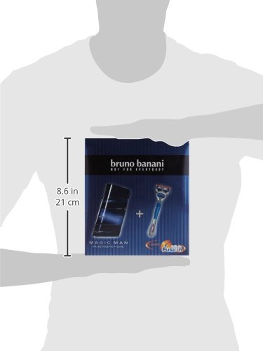 Bruno Banani Set Eau de Toilette Hombre 2 Piezas Magic Man (Edt 50 ml + Gillete Fushion)