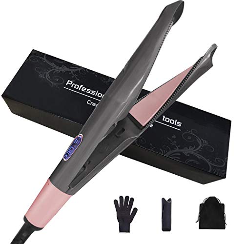 BUDDYGO Plancha de Pelo Profesional, Planchas y Rizador de Pelo 2 en 1, Alisados Perfectos y Ondas y Rizos Naturales, Tecnología Cerámica, Planchas Para el Pelo Multifunción para Todo Tipo de Cabello…
