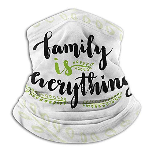 Bufanda Cabello Familia Calentador Cuello Frase Linda Letras