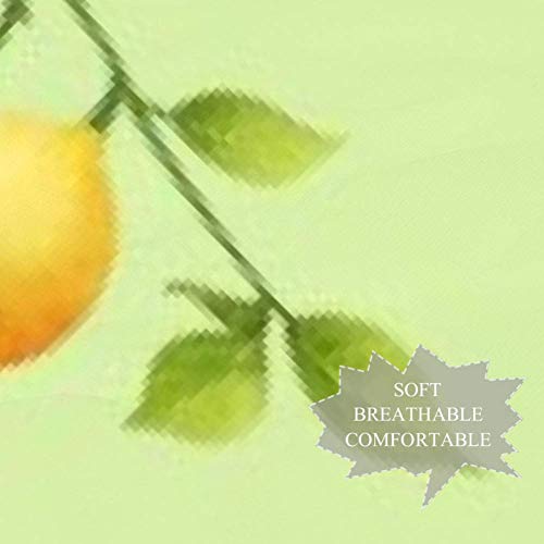 Bufanda de gasa con protector solar ligera y transpirable para mujer, verano superior del cuerpo, pañuelo para bloquear el viento y la arena, vitamina C, limón