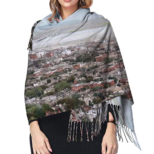 Bufanda de mantón Mujer Chales para, No. 4 Royal Mountain Moda para mujer Mantón largo Invierno Cálido Bufanda grande Bufanda de cachemira