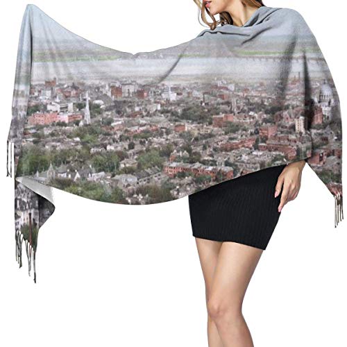 Bufanda de mantón Mujer Chales para, No. 4 Royal Mountain Moda para mujer Mantón largo Invierno Cálido Bufanda grande Bufanda de cachemira