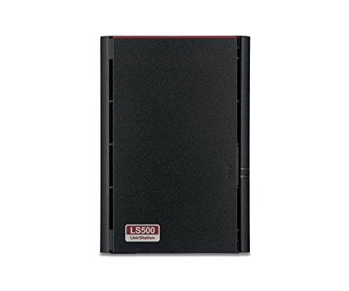 Buffalo LinkStation 520 LS520DE-EU NAS a 2 bay (1.0GHz dual-core, DDR3 256 MB) negro