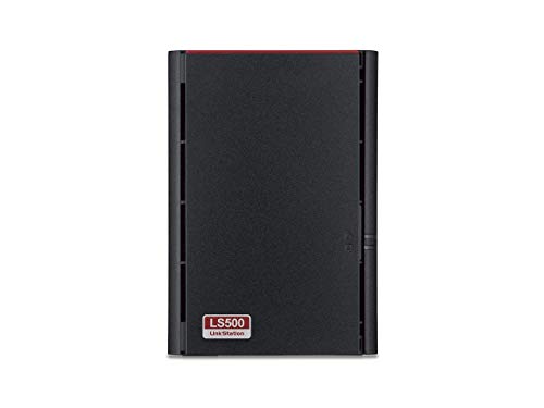 Buffalo LinkStation 520 LS520DE-EU NAS a 2 bay (1.0GHz dual-core, DDR3 256 MB) negro
