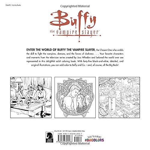Buffy The Vampire Slayer Adult Coloring Book