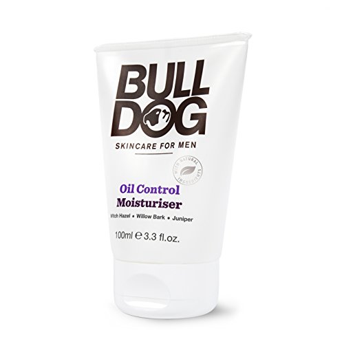 BullDog crema hidratante de control de aceite para hombres, 100 ml