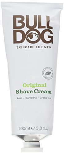 Bulldog Original Crema de afeitado para hombres, 100 ml, paquete de 4