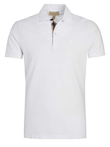 BURBERRY Brit Poloshirt, Blanco