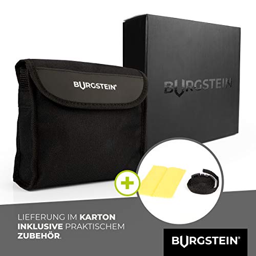 Burgstein® Prismáticos 7x50 - Prismaticos profesionales, largo alcance, Binoculares, Telescopios de caza profesionales, resistentes, antideslizantes y repelentes al agua para adultos