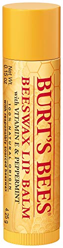 Burt's Bees Pack Dos Por Uno De Bálsamos Labiales Hidratantes De Origen 100 % Natural Burt'S Bees, Cera De Abejas, 2 Tubos En Caja De Blíster 270 g