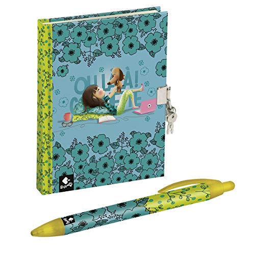 Busquets - Diario Candado Boligrafo Coquette Busquets Verde