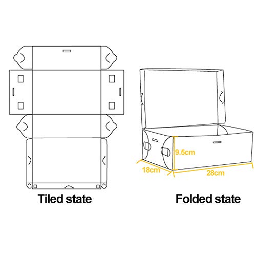 BUZIFU Cajas de Zapatos Transparentes, 20 unids Cajas Plastico Zapatos, Caja para Zapatos Apilable, hasta La Talla 42, Caja para Guardar Calzado de Muchos Tipos, Zapatillas, Tacones, Botas Cortas