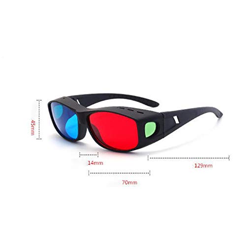 BYOUQ Gafas Daltonicos Marco De PC De Resina Gafas Correctivas Gafas 3D Anti-UV Mejora El Daltonismo Y La Debilidad del Color Mejora La Resolución La Visión del Color Hombres Mujeres