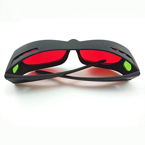 BYOUQ Gafas Daltonicos Marco De PC De Resina Gafas Correctivas Gafas 3D Anti-UV Mejora El Daltonismo Y La Debilidad del Color Mejora La Resolución La Visión del Color Hombres Mujeres