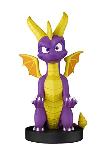 Cable guy Spyro the dragon, soporte de sujeción o carga para mando de consola y/o smartphone de tu personaje favorito con licencia de Activision. Producto con licencia oficial. Exquisite Gaming