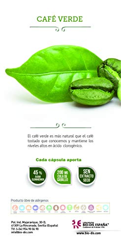 Café verde 2800 mg. (complex) 60 cápsulas (Pack 3 unid.)