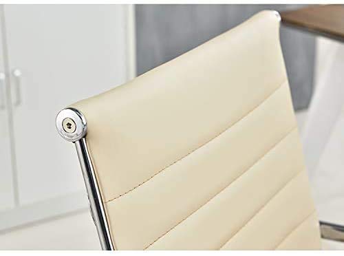 CAIS Silla Cómoda Silla de oficina, Banco de hotel Peluquería Salón de belleza Silla Sala de reuniones Sala de recepción Silla Jefe Personal Silla de estudiante Sillón,Rosa roja