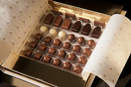 Caja de Bombones de Chocolate Artesano Gourmet 34 piezas