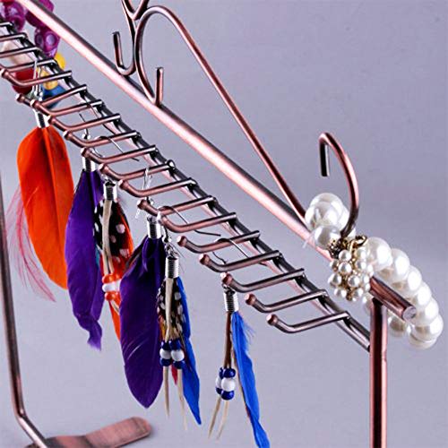 Caja De Joyería De Doble Capa, Organizador De Joyas De Metal, Caja De Almacenamiento De Collar Colgante, Soporte Plano, Caja De Exhibición De Joyería a Prueba De Polvo