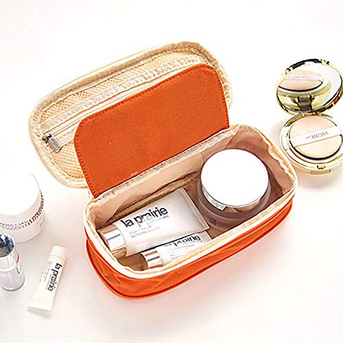 Caja De PapeleríA Macarons Color A Juego Estilo JaponéS Y Coreano Lienzo RetráCtil Cuerpo Variable LáPiz De Gran Capacidad Estuche Para LáPices (MarróN)