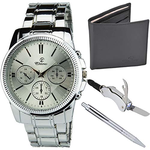 Caja de Regalo Hombre - Billetera - Herramienta multifunción LED - Bolígrafo