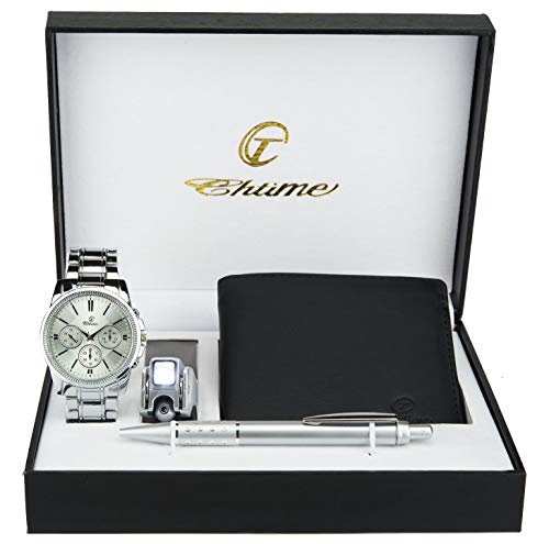 Caja de Regalo Hombre - Billetera - Herramienta multifunción LED - Bolígrafo
