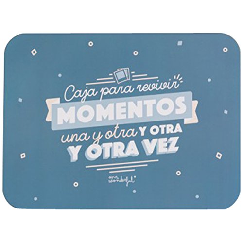 Caja Metálica Mr. Wonderful: Caja para revivir Momentos una y Otra y Otra y Otra Vez