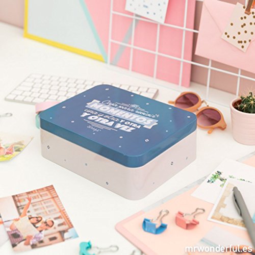 Caja Metálica Mr. Wonderful: Caja para revivir Momentos una y Otra y Otra y Otra Vez