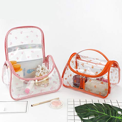 Caja para Joyas/Caja Joyero Bolsa de cosméticos transparente portátil multifuncional Bolsa de lavado de viaje al aire libre Bolsa de natación impermeable Bolsa de cosméticos de gran capacidad Caja de