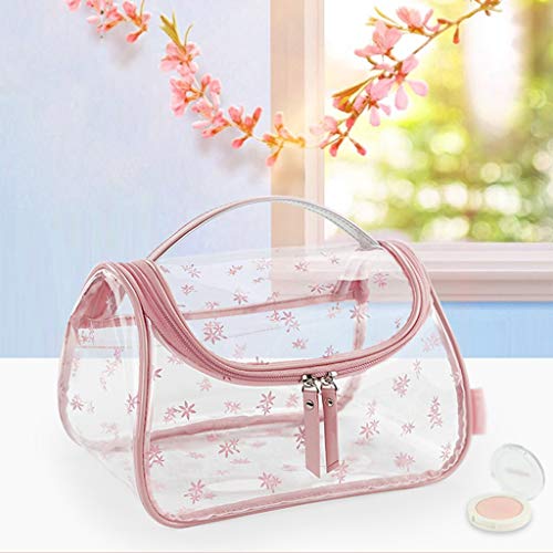 Caja para Joyas/Caja Joyero Bolsa de cosméticos transparente portátil multifuncional Bolsa de lavado de viaje al aire libre Bolsa de natación impermeable Bolsa de cosméticos de gran capacidad Caja de