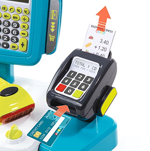 Caja registradora grande con calculadora y accesorios (Smoby 350105) , color/modelo surtido