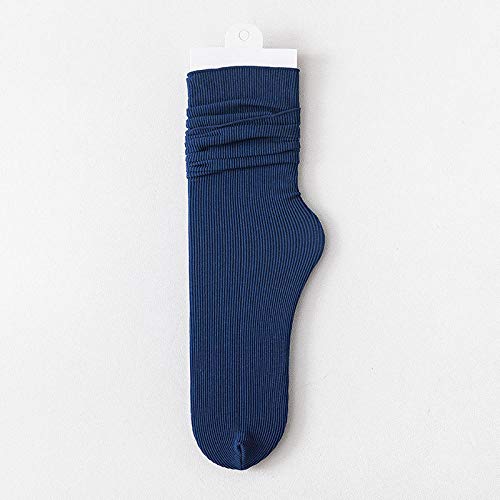 Calcetines Invisibles,Calcetín Invisible Mujer Hombre,Calcetines de Terciopelo Medias Calcetines de Pelo Fino de Verano-Navy_3pcs