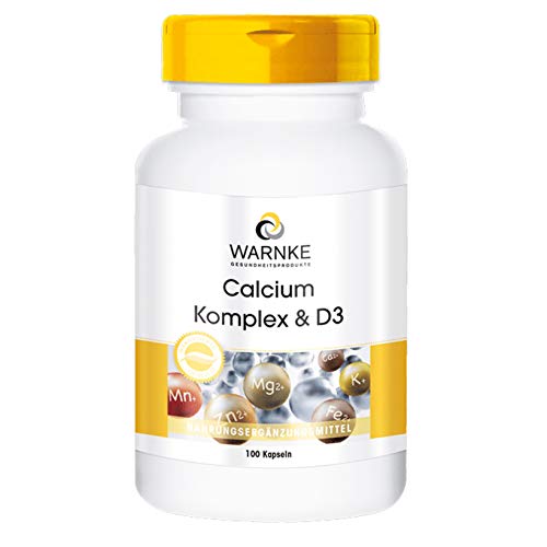 Calcio Complex – Calcio + Vitamina D3 + Magnesio – 100 cápsulas