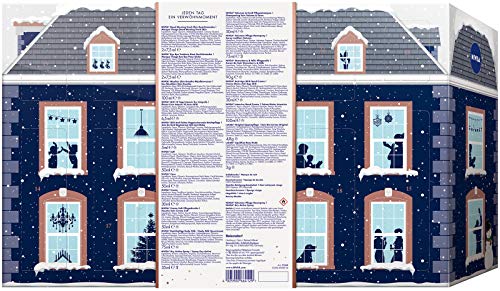 Calendario de Adviento Nivea 2019 para 24 momentos mimados, calendario de Navidad con productos de cuidado seleccionados, set de cuidado para la época de Adviento