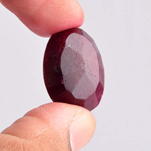 Calidad AAA ++ Rubí Rojo 24.50 Ct Corte Oval Natural Facetado rubí Egl rubí Rojo Certificado Para Joyería