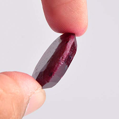Calidad AAA ++ Rubí Rojo 24.50 Ct Corte Oval Natural Facetado rubí Egl rubí Rojo Certificado Para Joyería