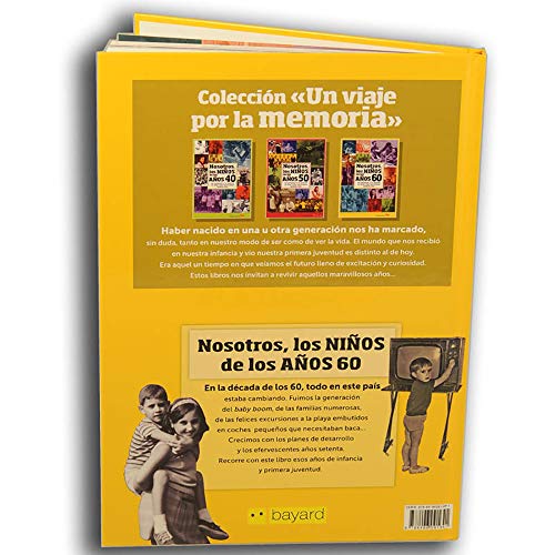 Calledelregalo Libro de tu año de Nacimiento, Libro de la década de los 60, Libro con Tarjeta Personalizada - Regalo para cumpleaños - Otras Edades Disponibles