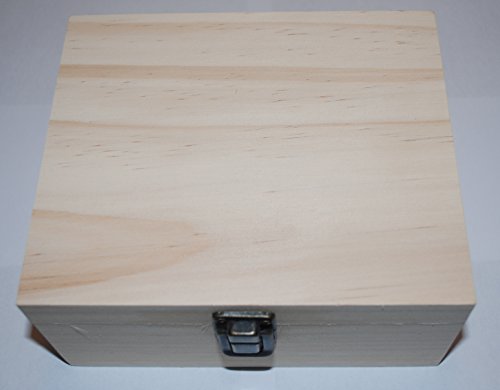 Calmer Solutions - Caja de madera para aceites esenciales (30 compartimentos)
