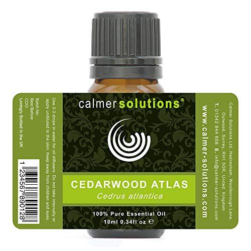 Calmer Solutions Cedro (China) 100% Aceite Esencial Aromatherapy 10ml