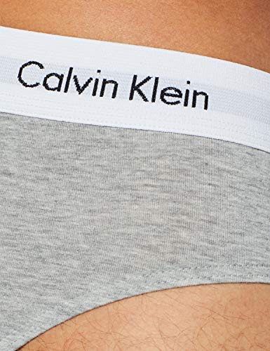 Calvin Klein 3P Hip Brief, Calzoncillos para Hombre (3 unidades), Multicolor (Blanco/Gris/Negro 998), Large